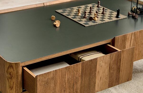 Table basse en teck recyclé NEVADA