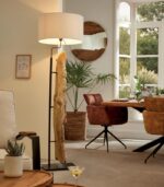 Lampadaire KALI en teck