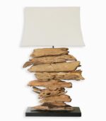 Lampe exotique teck KOOR