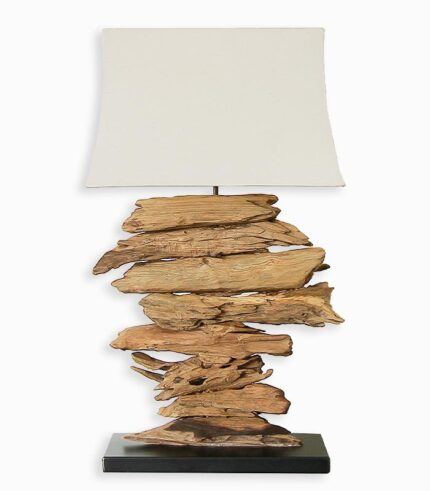 Lampe exotique teck KOOR