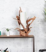 Lampe exotique teck VITAN