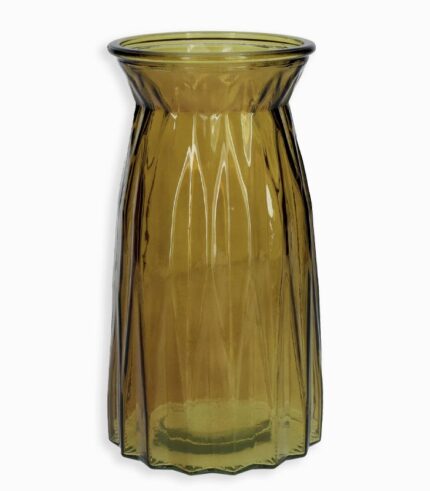 Vase RUBY2 vert mousse transparent