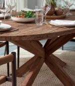 Table de jardin teck recyclé UROS