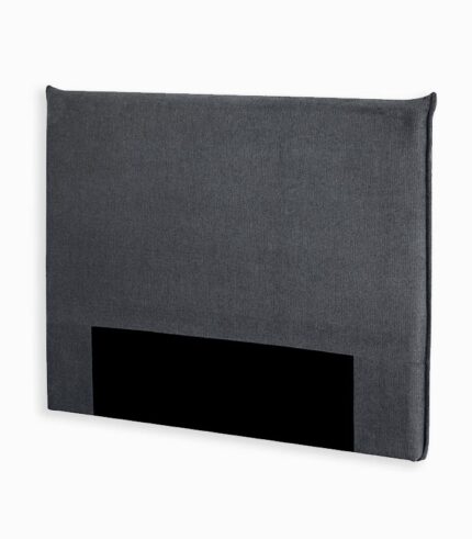 Tête de lit revêtement tissu MABEL gris