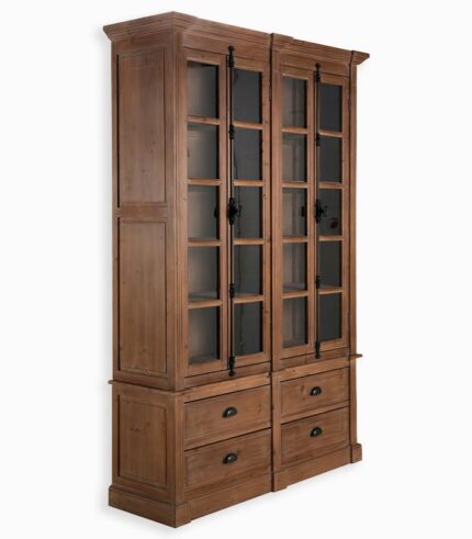 Bibliothèque pin recyclé DAVEY