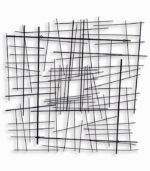 Décoration mural en fer noir