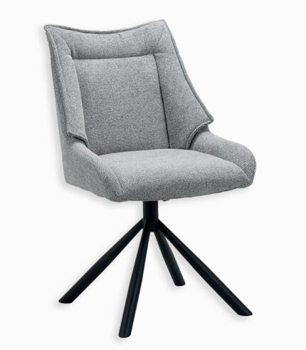 Chaise Tournante 180° WILLISTON grise