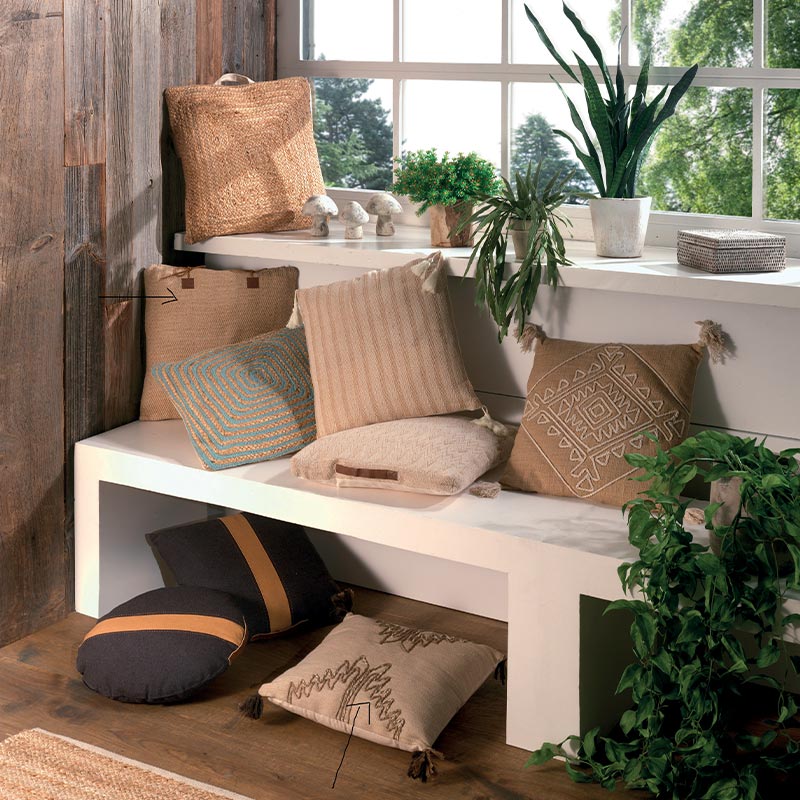 Les coussins aux designs variés