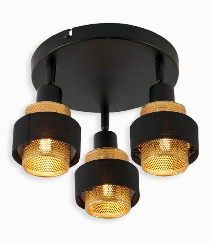 Plafonnier de 3 spots amovibles GOLDLINE