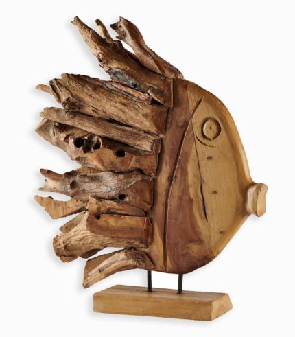 Trophée teck FISH