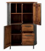 Enfilade teck massif recyclé 2 portes HEPBURN