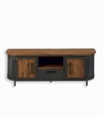 Meuble TV teck recyclé 2 portes HEPBURN