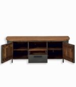 Meuble TV teck recyclé 2 portes HEPBURN