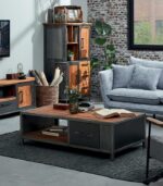 Table basse en teck recyclé HEPBURN