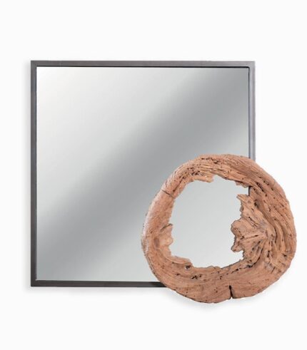 Miroir avec teck BANDUNG