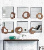 Miroir avec teck BANDUNG