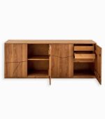 Bahut frêne massif 4 portes WAVE