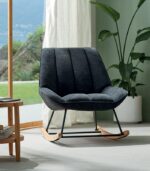 Rocking chair LOVETT anthracite