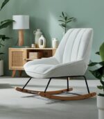 Rocking chair LOVETT blanc