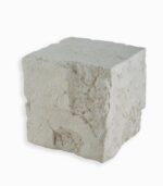 Sellette blanche FIRA imitation pierre