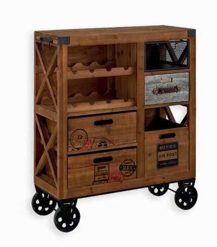 Commode vintage 5 tiroirs WENDY