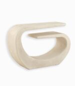 Console SANTORIN pierre blanche