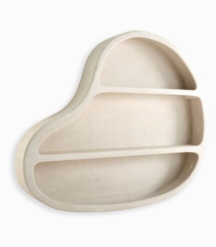 Etagère murale ovale SANTORIN pierre blanche