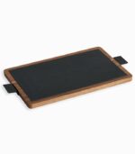 Plateau rectangulaire ardoise et bois