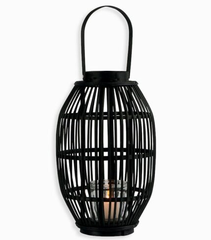 Lanterne bambou noir