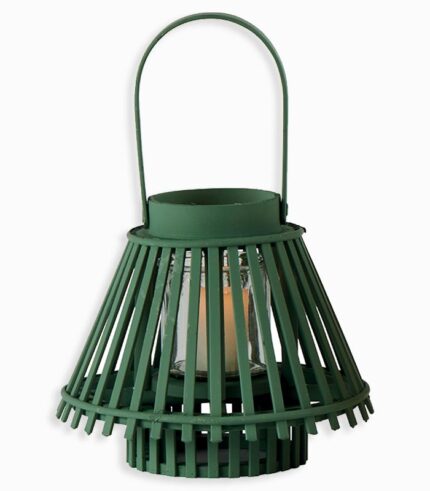 Lanterne bambou vert