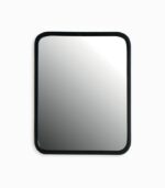 Miroir rectangulaire métal noir