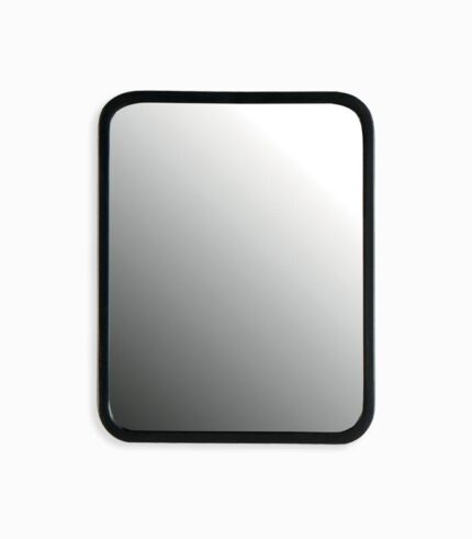 Miroir rectangulaire métal noir