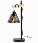 Lampe métal conique