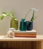 Vase coloré en verre