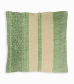 Coussin carré vert déhoussable KUMPU
