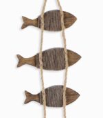 Guirlande poissons en bois