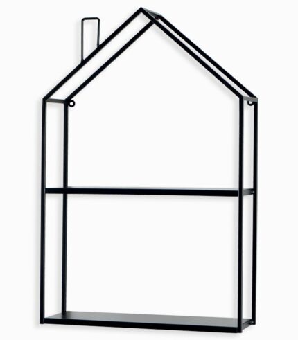 Etagère maison en métal