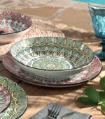 Assiette creuse HULTEN verte