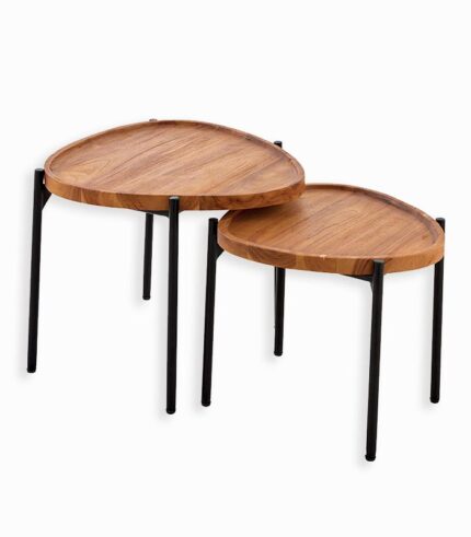 Table basse gigogne teck ILFORD