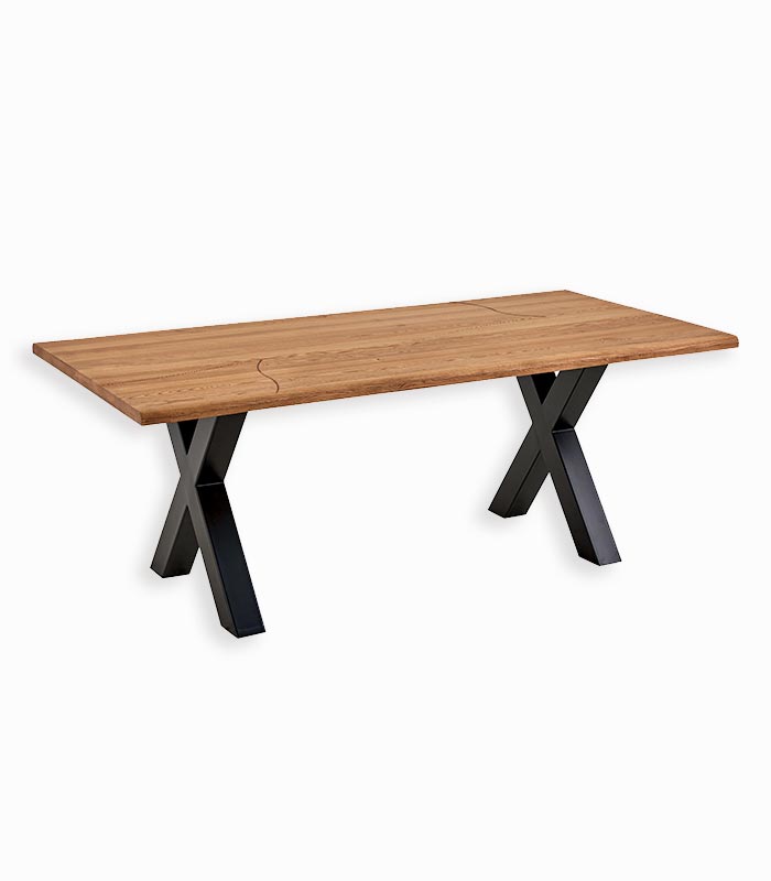 Table rectangulaire frêne massif WAVE