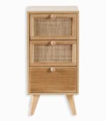 Commode bois 3 tiroirs TONLE