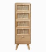 Commode bois 5 tiroirs TONLE