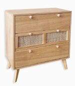 Commode bois 3 grands tiroirs TONLE