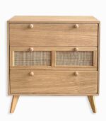 Commode bois 3 grands tiroirs TONLE