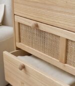 Commode bois 3 grands tiroirs TONLE