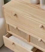 Commode bois 3 grands tiroirs TONLE