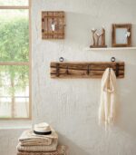 Patère bois 3 crochets