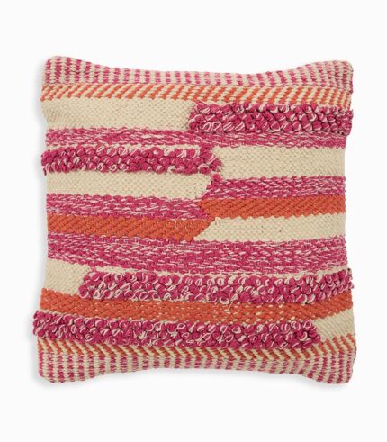 Coussin carré SAI rose