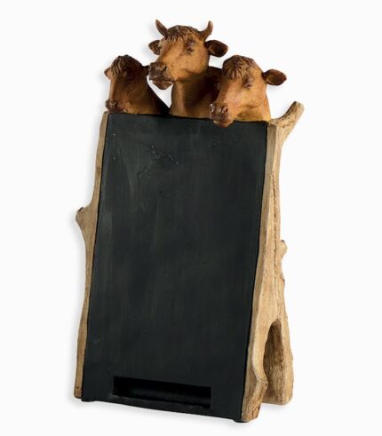 Tableau ardoise noire VACHE