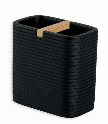 Porte-ustensile noir mat